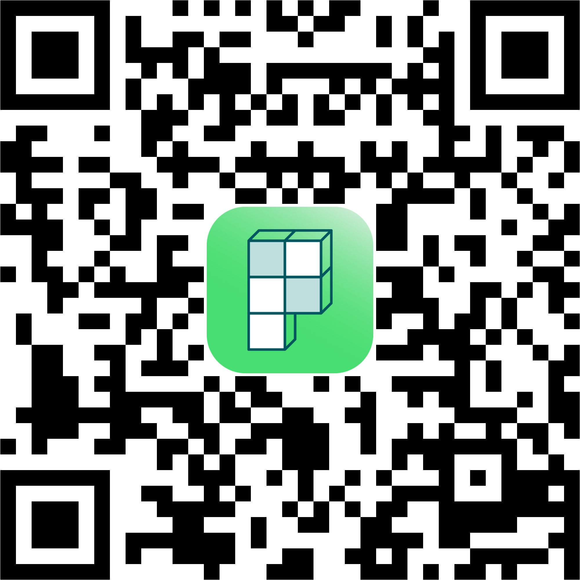 Scan de QR-code met je mobiele telefoon om de app te downloaden